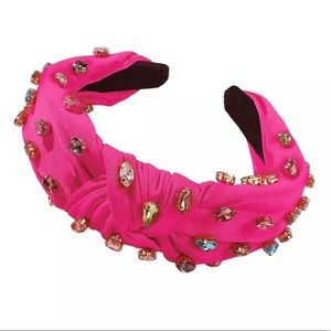 Fuschia Rhinestone Headband new